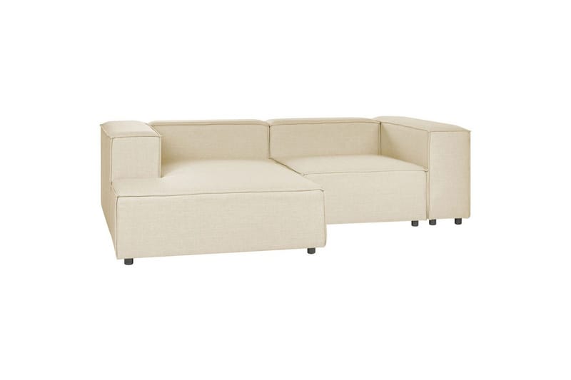 2-sits Hörnsoffa Beliani Aprica Högervänd Left-faced - Møbler - Sofaer - Modulsofaer - Komplett modulsofa