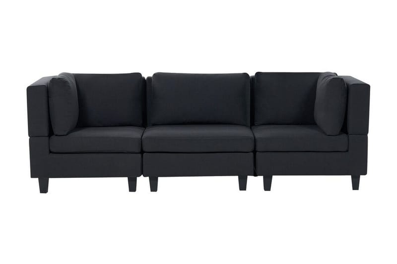 Buck 3-seter Modulsofa i Stoff, Svart