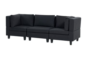 Buck 3-seter Modulsofa i Stoff - Svart - Møbler - Sofaer - Modulsofaer - Komplett modulsofa