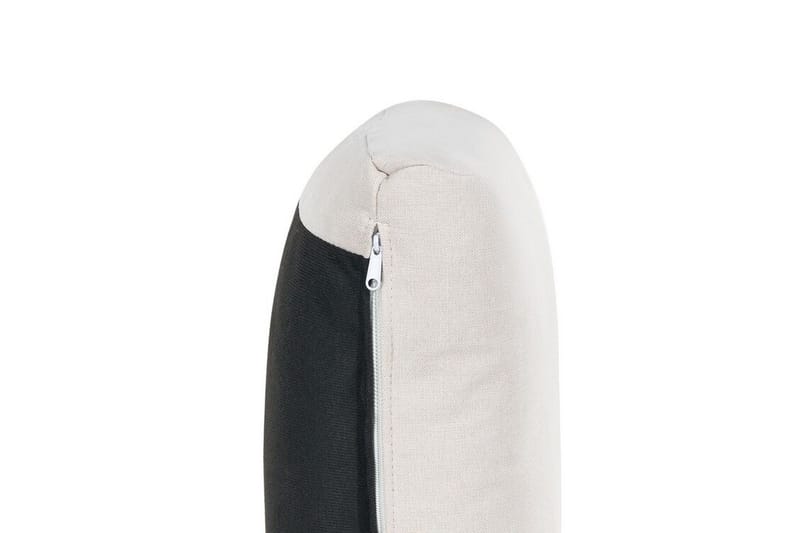 Buck 4-seter L-formet Modulsofa med Sjeselong og Hjørnesofa i Stoff - Beige|Svart - Møbler - Sofaer - Modulsofaer - Komplett modulsofa