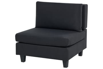 Buck 5-seter L-formet Modulsofa i Stoff - Svart - Møbler - Sofaer - Modulsofaer - Komplett modulsofa