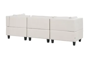 Buck Modulsofa 3-seter - Beige/Svart - Møbler - Sofaer - Modulsofaer - Komplett modulsofa