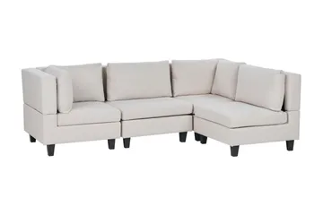 Buck Modulsofa 4-seter - Beige/Svart - Møbler - Sofaer - Modulsofaer - Komplett modulsofa