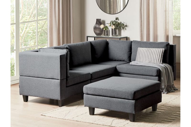 Buck Modulsofa 4-seter - Grå - Møbler - Sofaer - Modulsofaer - Komplett modulsofa