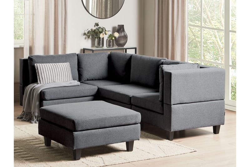 Buck Modulsofa 4-seter - Grå - Møbler - Sofaer - Modulsofaer - Komplett modulsofa