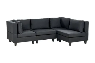 Buck Modulsofa 4-seter - Svart - Møbler - Sofaer - Modulsofaer - Komplett modulsofa