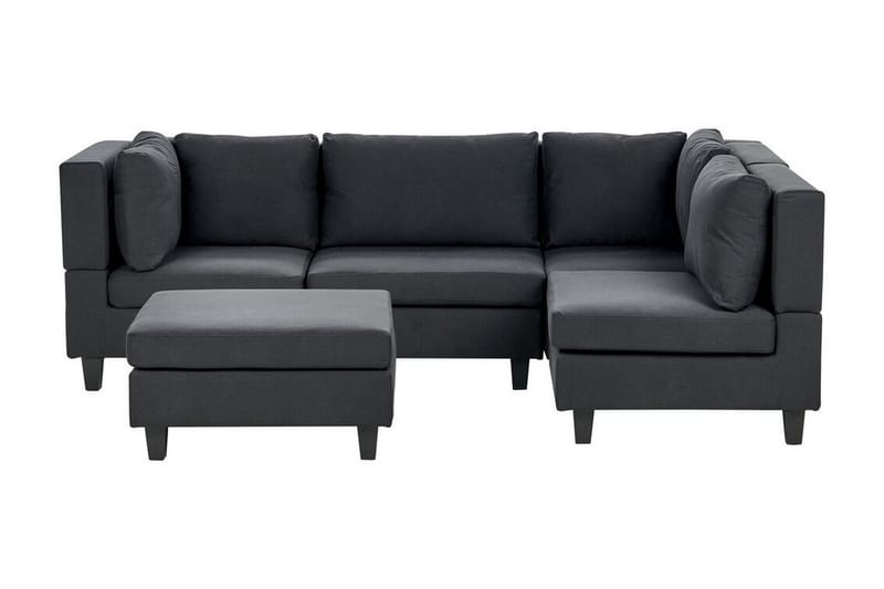 Buck Modulsofa 4-seter, Svart