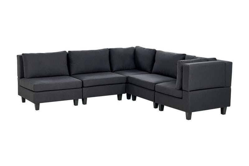 Buck Modulsofa 5-seter, Svart