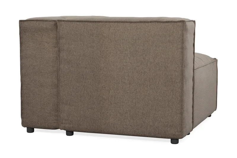 Cubo 1-seters Høyremodul i Stoff 108 cm bred - Grå - Møbler - Sofaer - Modulsofaer - Øvrige moduler til modulsofa