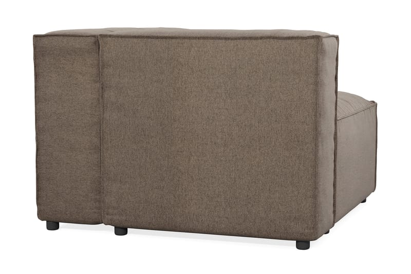 Cubo 1-seters Høyremodul i Stoff 108 cm bred - Grå - Møbler - Sofaer - Modulsofaer - Øvrige moduler til modulsofa