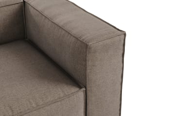 Cubo 1-seters Høyremodul i Stoff 108 cm bred - Grå - Møbler - Sofaer - Modulsofaer - Øvrige moduler til modulsofa
