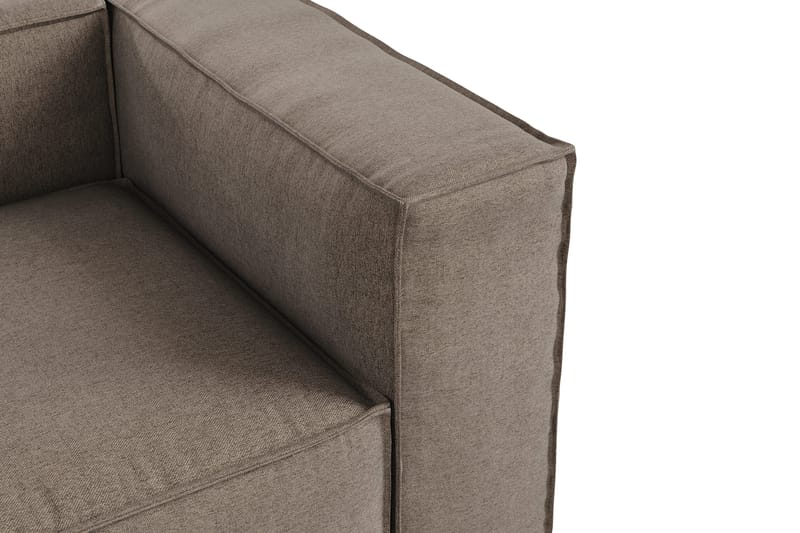 Cubo 1-seters Høyremodul i Stoff 108 cm bred - Grå - Møbler - Sofaer - Modulsofaer - Øvrige moduler til modulsofa