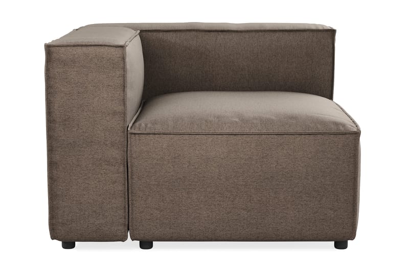 Cubo 1-seters Høyremodul i Stoff 108 cm bred - Grå - Møbler - Sofaer - Modulsofaer - Øvrige moduler til modulsofa