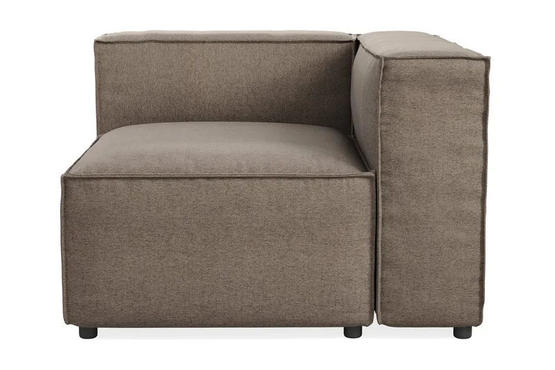 Cubo 1-seters Høyremodul i Stoff 108 cm bred, Grå