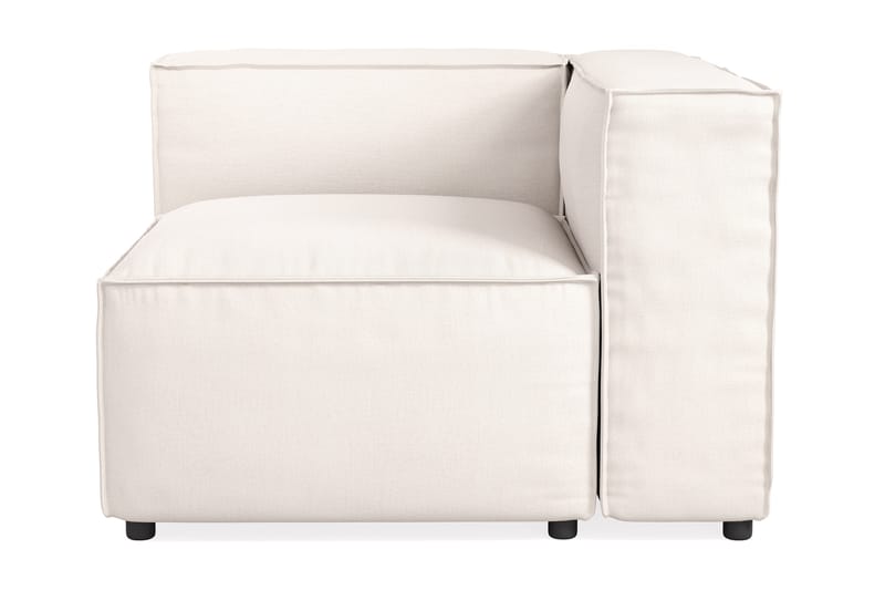 Cubo 1-seters Høyremodul i Stoff 108 cm bred - Hvit - Møbler - Sofaer - Modulsofaer - Øvrige moduler til modulsofa