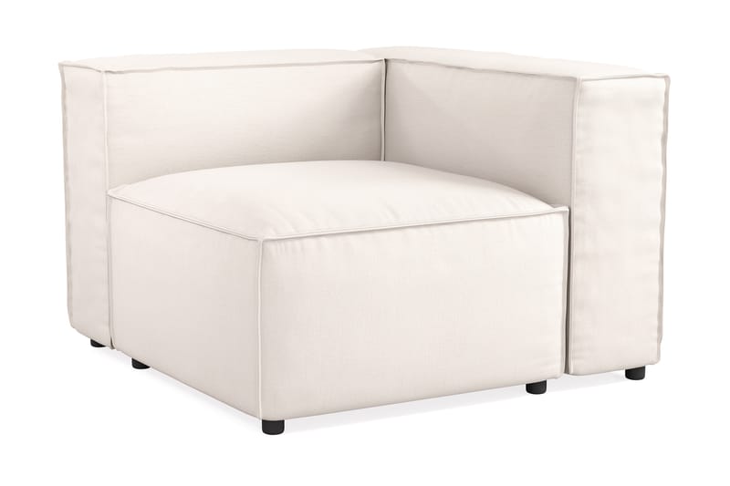 Cubo 1-seters Høyremodul i Stoff 108 cm bred - Hvit - Møbler - Sofaer - Modulsofaer - Øvrige moduler til modulsofa