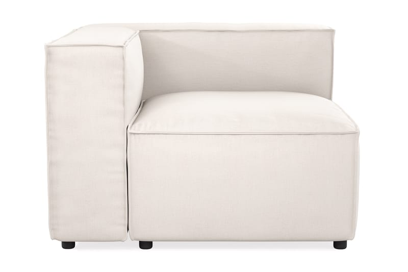 Cubo 1-seters Høyremodul i Stoff 108 cm bred - Hvit - Møbler - Sofaer - Modulsofaer - Øvrige moduler til modulsofa