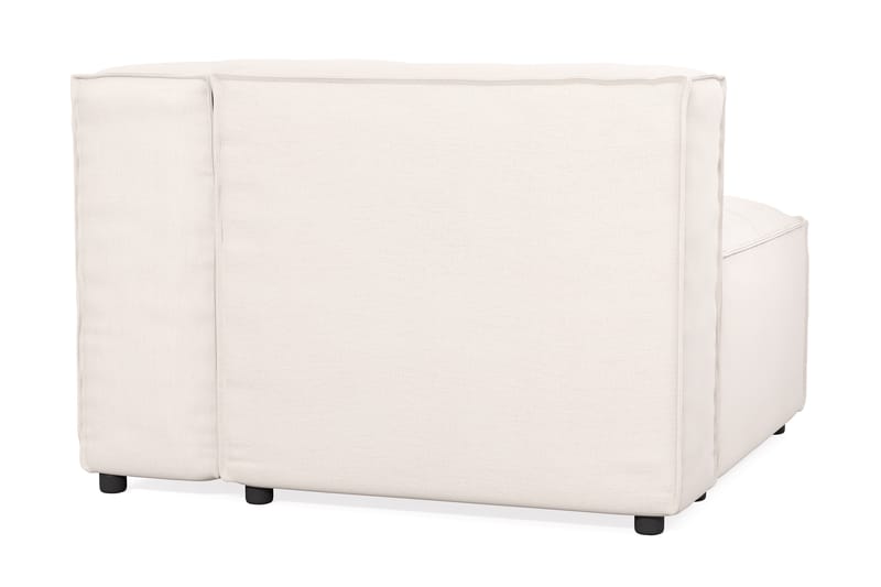 Cubo 1-seters Høyremodul i Stoff 108 cm bred - Hvit - Møbler - Sofaer - Modulsofaer - Øvrige moduler til modulsofa