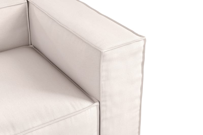 Cubo 1-seters Høyremodul i Stoff 108 cm bred - Hvit - Møbler - Sofaer - Modulsofaer - Øvrige moduler til modulsofa