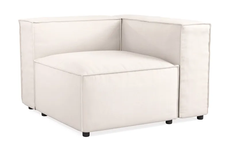 Cubo 1-seters Høyremodul i Stoff 108 cm bred - Lys beige - Møbler - Sofaer - Modulsofaer - Øvrige moduler til modulsofa