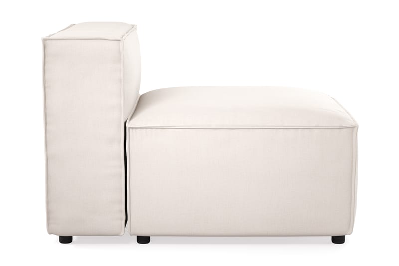 Cubo 1-seters Midtmodul i Stoff 80 cm bred - Hvit - Møbler - Sofaer - Modulsofaer - Midtmodul