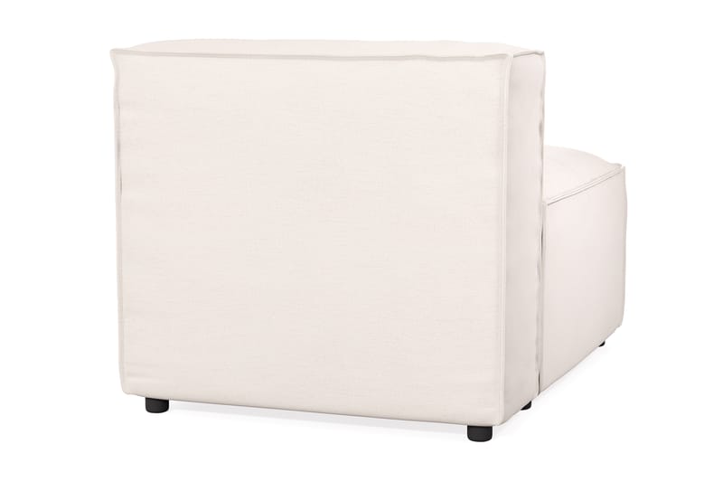 Cubo 1-seters Midtmodul i Stoff 80 cm bred - Hvit - Møbler - Sofaer - Modulsofaer - Midtmodul