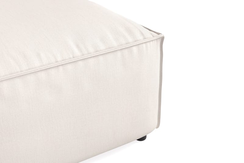 Cubo 1-seters Midtmodul i Stoff 80 cm bred - Hvit - Møbler - Sofaer - Modulsofaer - Midtmodul