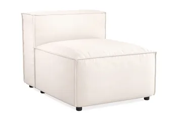 Cubo 1-seters Midtmodul i Stoff 80 cm bred - Lys beige - Møbler - Sofaer - Modulsofaer - Midtmodul