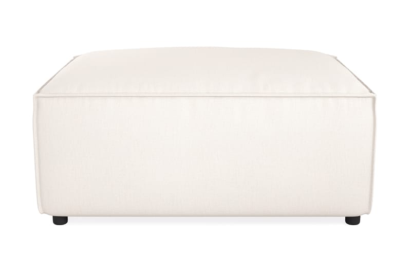 Cubo 1-seters Rektangulær Fotskammelmodul i Stoff 80 cm bred - Hvit - Møbler - Sofaer - Modulsofaer - Øvrige moduler til modulsofa