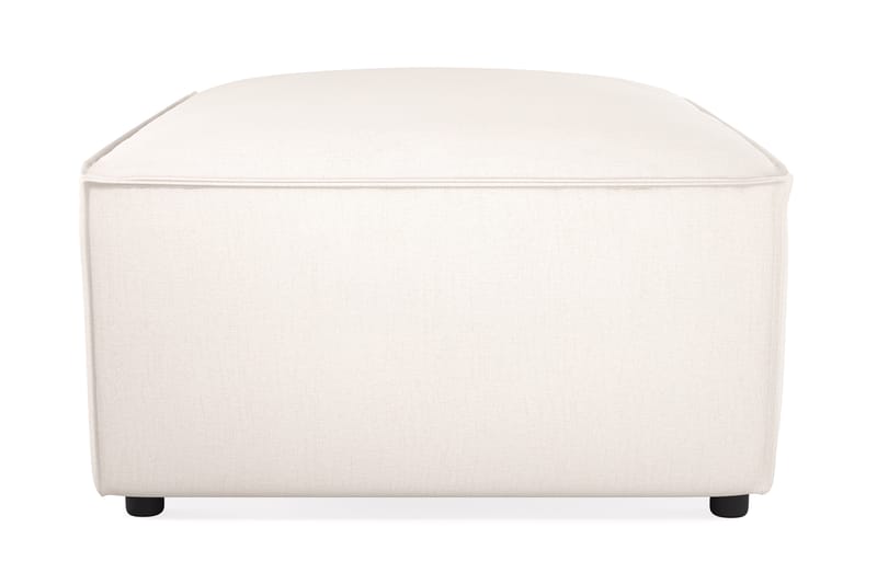 Cubo 1-seters Rektangulær Fotskammelmodul i Stoff 80 cm bred - Hvit - Møbler - Sofaer - Modulsofaer - Øvrige moduler til modulsofa