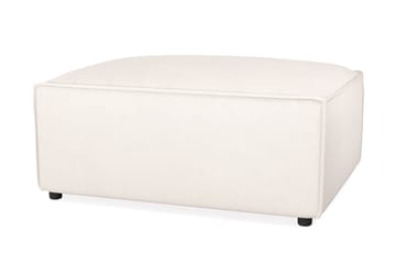 Cubo 1-seters Rektangulær Fotskammelmodul i Stoff 80 cm bred - Hvit - Møbler - Sofaer - Modulsofaer - Øvrige moduler til modulsofa