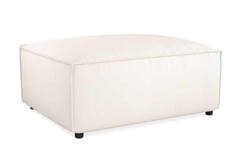 Cubo 1-seters Rektangulær Fotskammelmodul i Stoff 80 cm bred - Lys beige - Møbler - Sofaer - Modulsofaer - Øvrige moduler til modulsofa