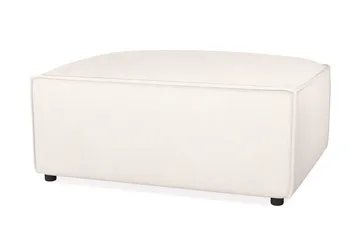 Cubo 1-seters Rektangulær Fotskammelmodul i Stoff 80 cm bred - Lys beige - Møbler - Sofaer - Modulsofaer - Øvrige moduler til modulsofa