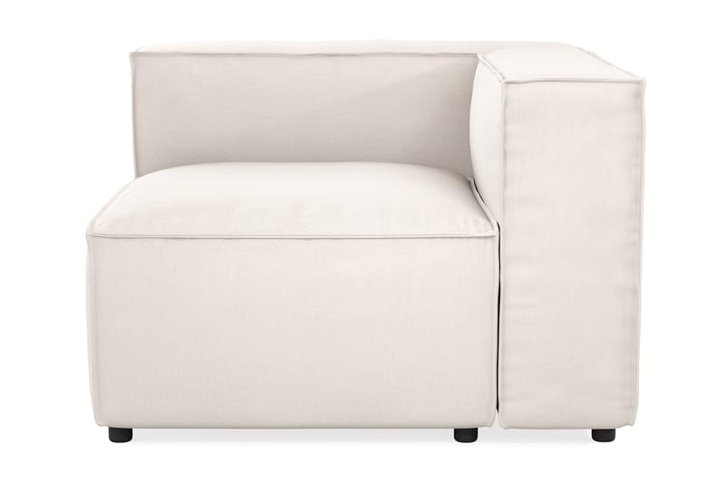 Cubo 1-seters Venstremodul i Stoff 108 cm bred - Hvit - Møbler - Sofaer - Modulsofaer - Øvrige moduler til modulsofa