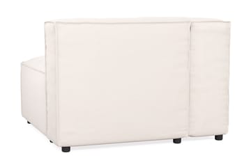Cubo 1-seters Venstremodul i Stoff 108 cm bred - Hvit - Møbler - Sofaer - Modulsofaer - Øvrige moduler til modulsofa