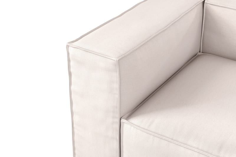 Cubo 1-seters Venstremodul i Stoff 108 cm bred - Hvit - Møbler - Sofaer - Modulsofaer - Øvrige moduler til modulsofa