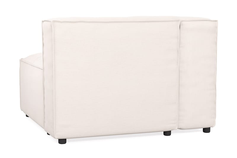 Cubo 1-seters Venstremodul i Stoff 108 cm bred - Lys beige - Møbler - Sofaer - Modulsofaer - Øvrige moduler til modulsofa