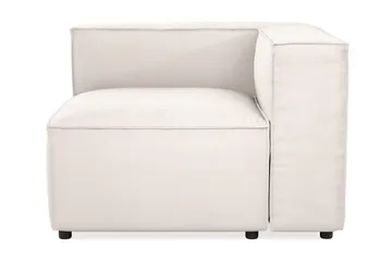 Cubo 1-seters Venstremodul i Stoff 108 cm bred - Lys beige - Møbler - Sofaer - Modulsofaer - Øvrige moduler til modulsofa