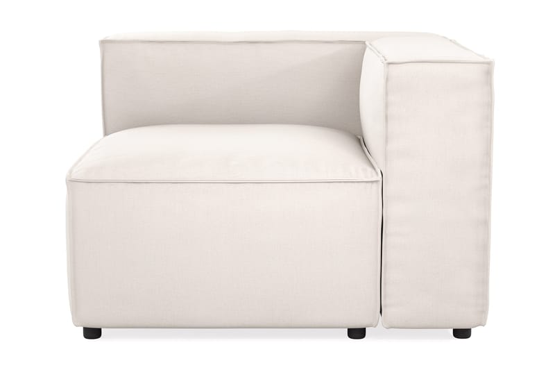 Cubo 1-seters Venstremodul i Stoff 108 cm bred - Lys beige - Møbler - Sofaer - Modulsofaer - Øvrige moduler til modulsofa