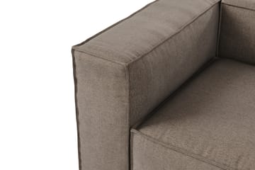 Cubo 1-seters Venstremodul i Stoff - Grå - Møbler - Sofaer - Modulsofaer - Øvrige moduler til modulsofa