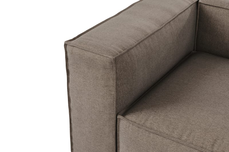 Cubo 1-seters Venstremodul i Stoff - Grå - Møbler - Sofaer - Modulsofaer - Øvrige moduler til modulsofa