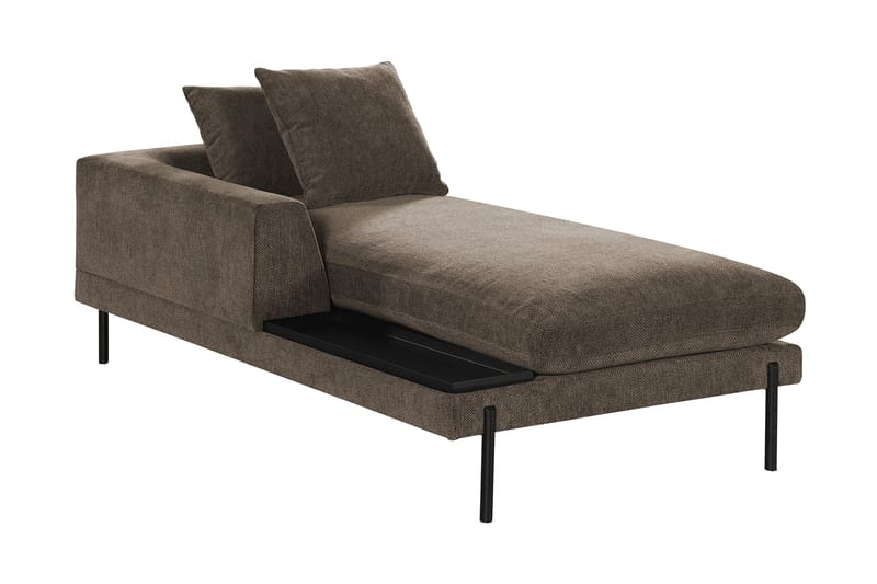 Divanmodul Treeton 92,5 cm Venstre - Brun - Øvrige moduler til modulsofa
