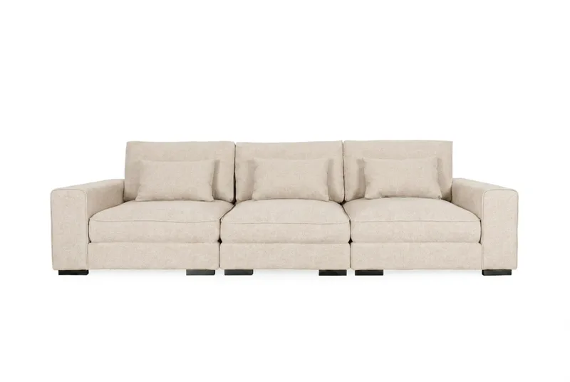 Dubai 3-seters sofa, Beige