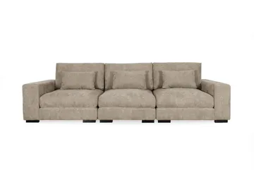 Dubai 3-seters Sofa - Brun - Møbler - Sofaer - Modulsofaer - Komplett modulsofa