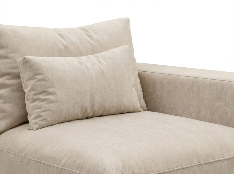 Dubai armlene høyre i Chenille - Beige - Møbler - Sofaer - Modulsofaer - Øvrige moduler til modulsofa