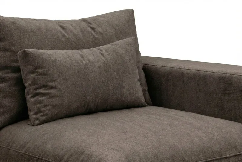 Dubai armlene høyre i stoff - Mørkebrun - Møbler - Sofaer - Modulsofaer - Øvrige moduler til modulsofa