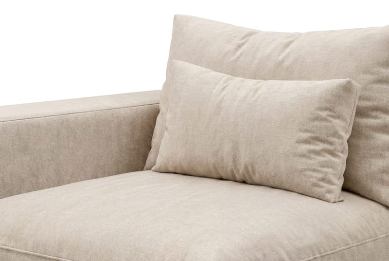 Dubai armlene venstre i Chenille - Beige - Møbler - Sofaer - Modulsofaer - Øvrige moduler til modulsofa