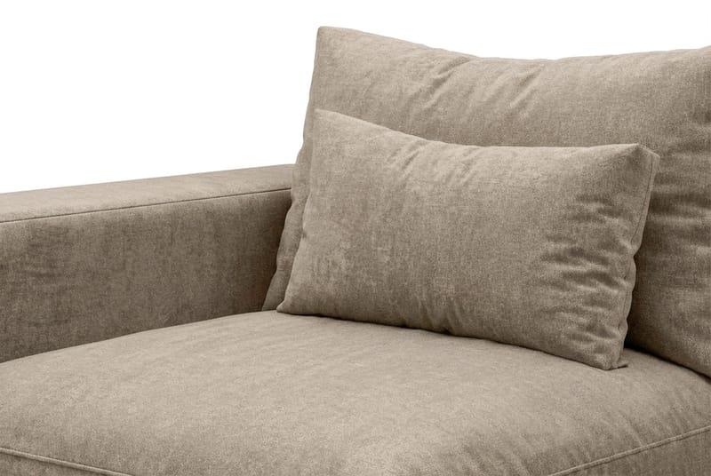 Dubai armlene venstre i stoff - Beige/grå - Møbler - Sofaer - Modulsofaer - Øvrige moduler til modulsofa