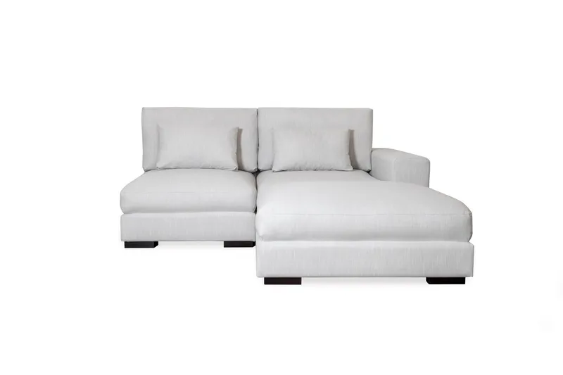 Dubai divansofa høyre ekstra dyp, Beige