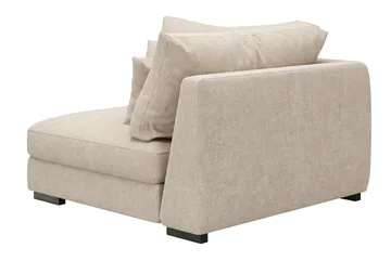 Dubai hjørnemodul i Chenille ekstra dyp - Beige - Møbler - Sofaer - Modulsofaer - Hjørnemodul
